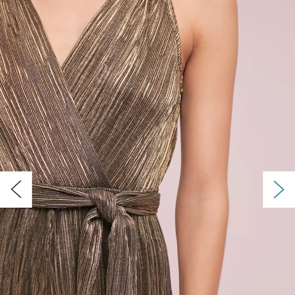 Vanessa Virginia By Anthropologie Metallic Gold Pont  - Gem